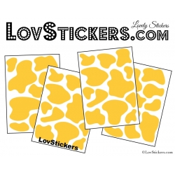 Sticker peau de vache - Autocollant LovStickers.com