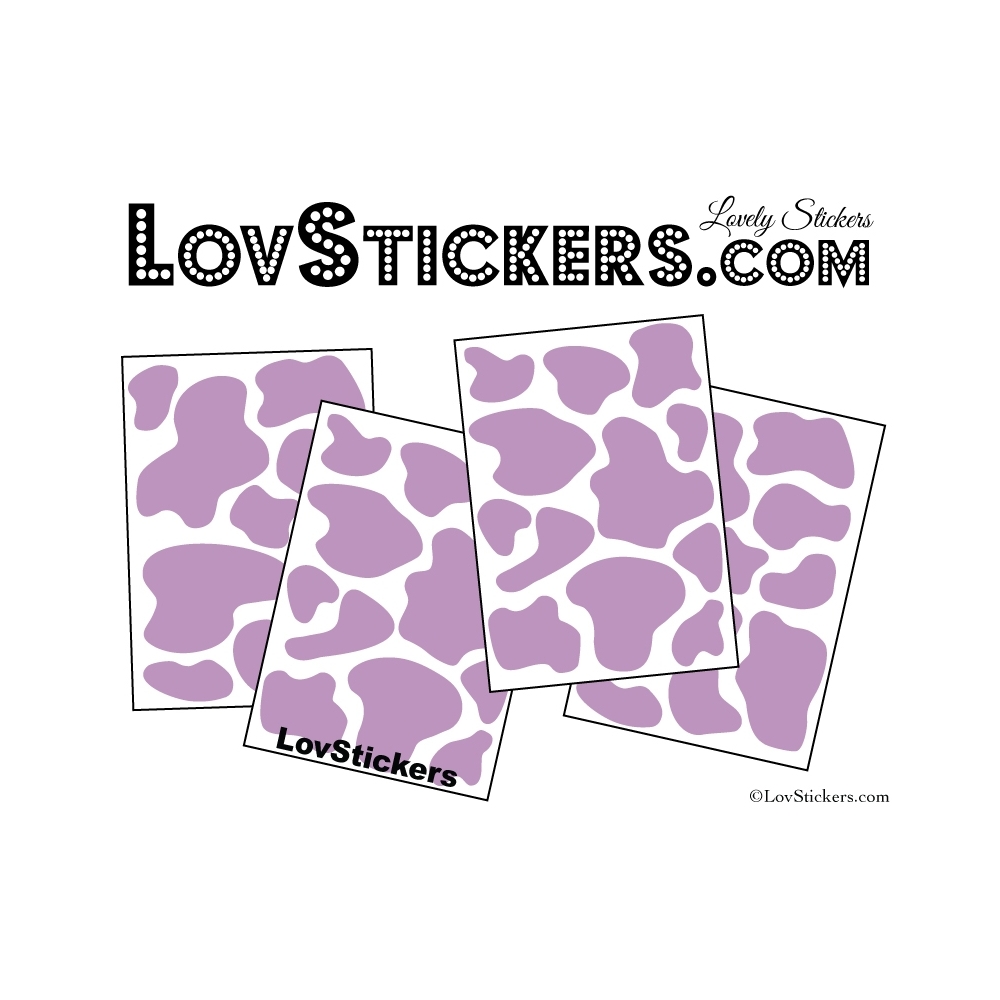Sticker peau de vache - Autocollant LovStickers.com