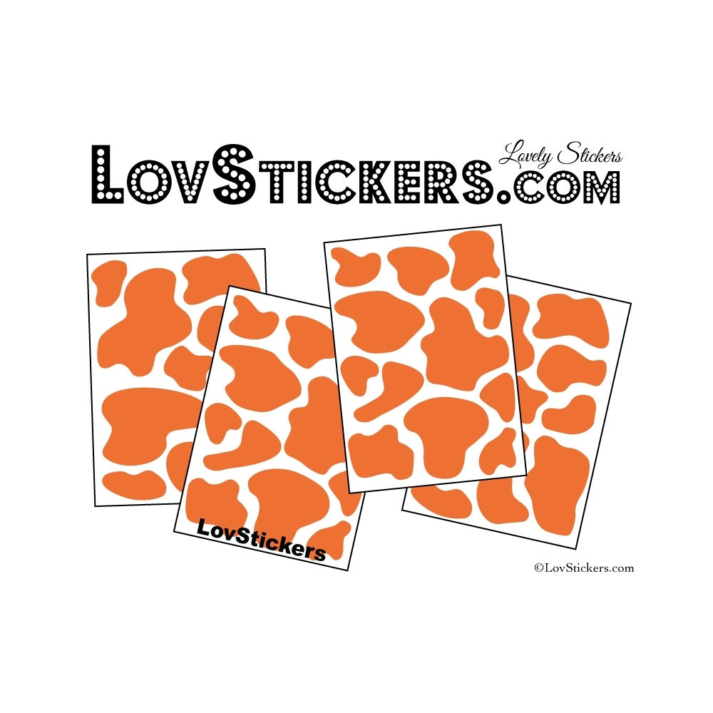 Sticker peau de vache - Autocollant LovStickers.com