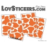 Sticker peau de vache - Autocollant LovStickers.com