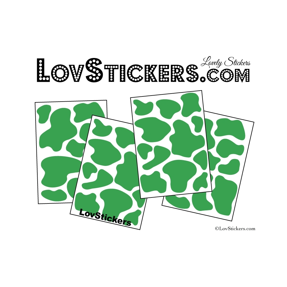 Sticker peau de vache - Autocollant LovStickers.com