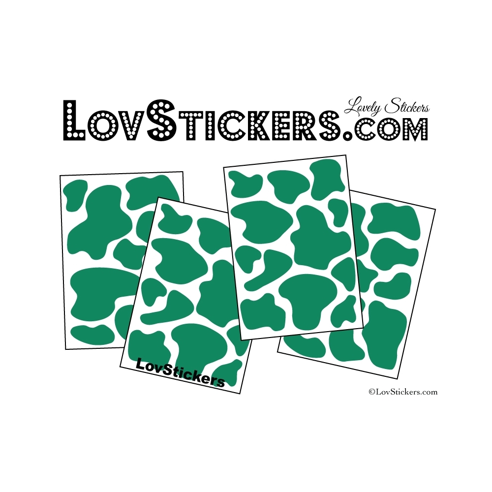 Sticker peau de vache - Autocollant LovStickers.com