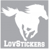 Stickers Cheval de decoration murale en vinyle