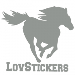 Stickers Cheval de decoration murale en vinyle