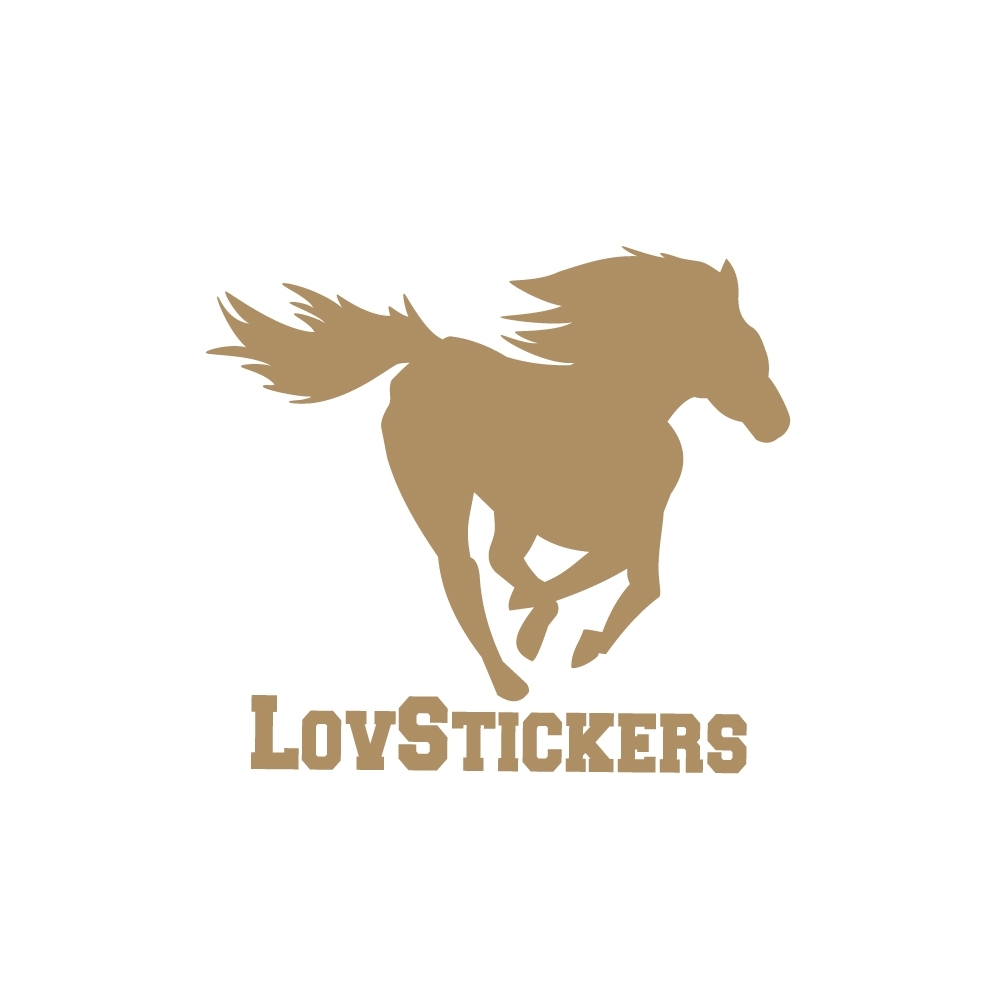 Stickers Cheval de decoration murale en vinyle