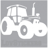 Stickers tracteur. Idéal pour chambre enfant ou pour les passionnés des tracteurs.