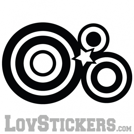 Sticker Formes - Abstrait - Décoration intérieur en Vinyle - Nombreux coloris Sticker Formes - Abstrait - Décoration intérieur en Vinyle - Nombreux coloris