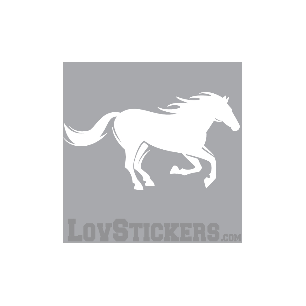 Sticker Cheval - Décoration intérieur en Vinyle - Nombreux coloris