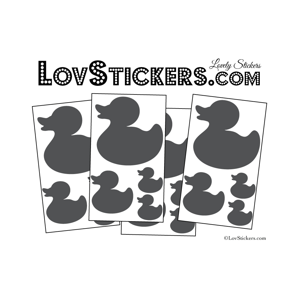 Sticker canard - Autocollant LovStickers.com