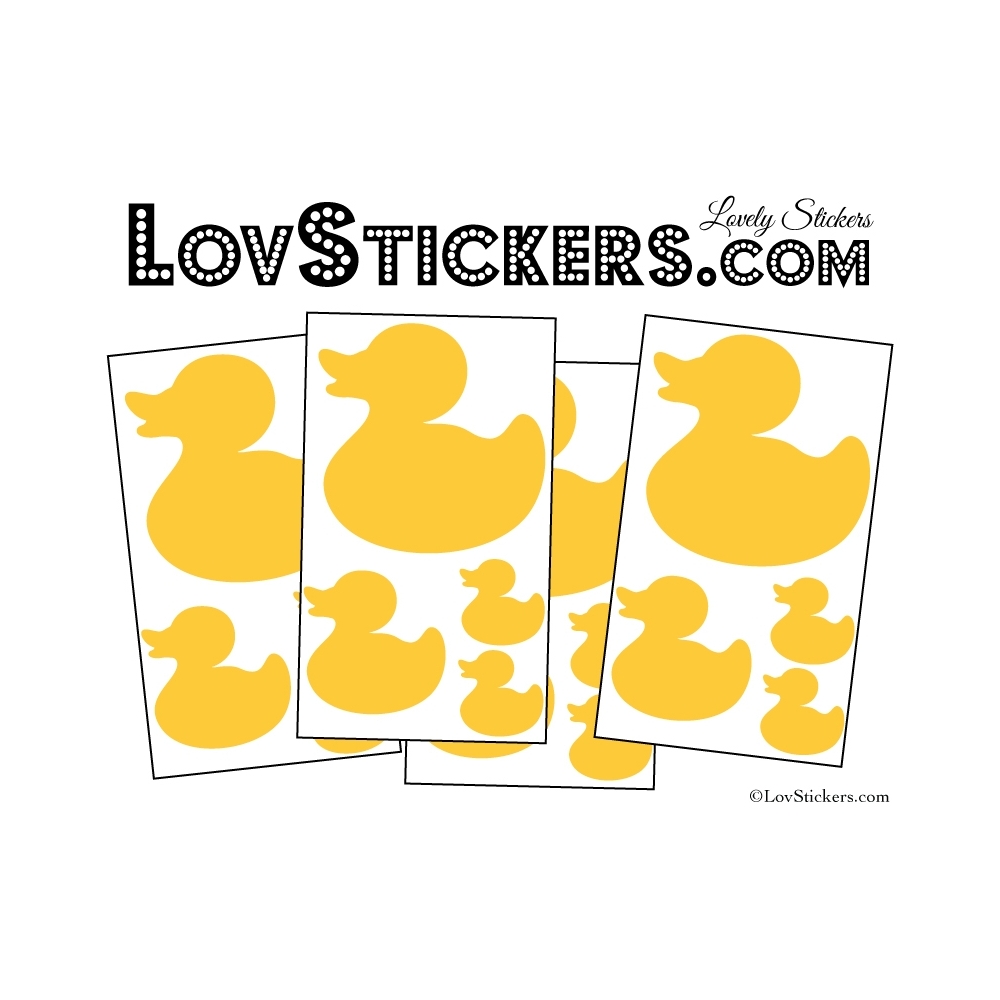 Sticker canard - Autocollant LovStickers.com