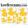 Sticker canard - Autocollant LovStickers.com