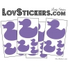 Sticker canard - Autocollant LovStickers.com