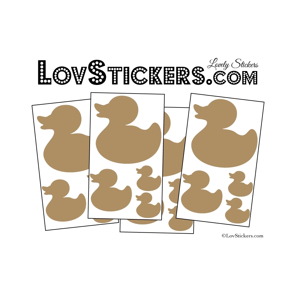 Sticker canard - Autocollant LovStickers.com