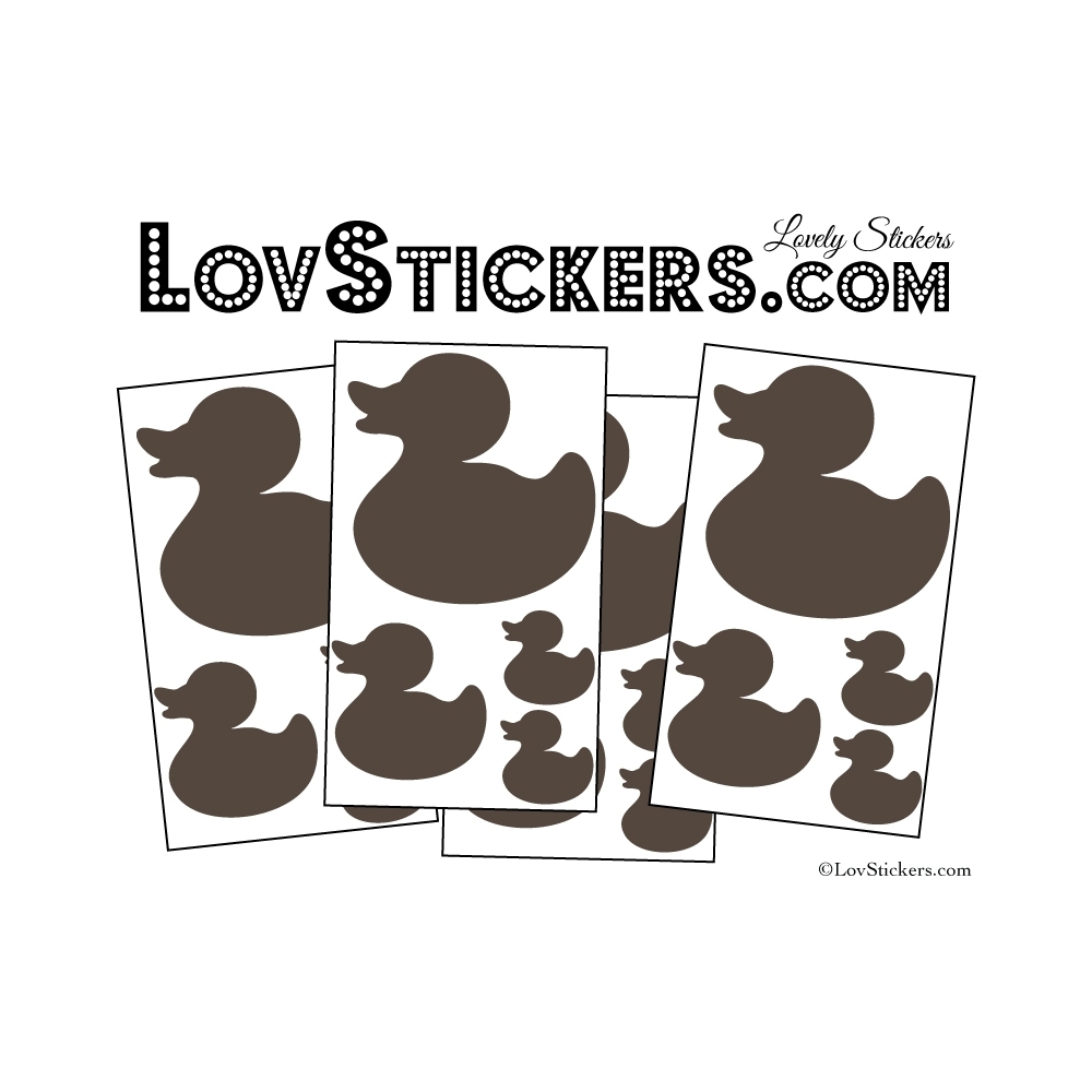 Sticker canard - Autocollant LovStickers.com