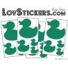 Sticker canard - Autocollant LovStickers.com