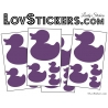 Sticker canard - Autocollant LovStickers.com