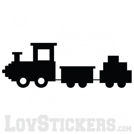 Sticker Petit Train - Décoration intérieur en Vinyle - Nombreux coloris Sticker Petit Train - Décoration intérieur en Vinyle - Nombreux coloris