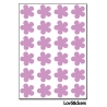 192 Stickers Fleur 1,5cm - Décoration Gommette Loisirs - Vinyle Repositionnable