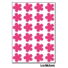 192 Stickers Fleur 1,5cm - Décoration Gommette Loisirs - Vinyle Repositionnable
