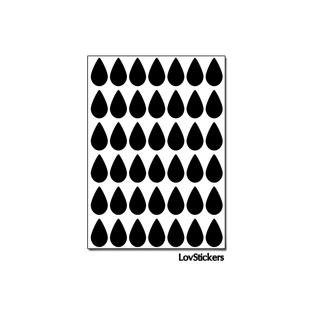 336 Stickers Goutte d'eau 1,5cm - Décoration Gommette Loisirs - Vinyle Repositionnable 336 Stickers Goutte d'eau 1,5cm - Décoration Gommette Loisirs - Vinyle Repositionnable