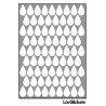 616 Stickers Goutte d'eau 1,2cm - Décoration Gommette Loisirs - Vinyle Repositionnable