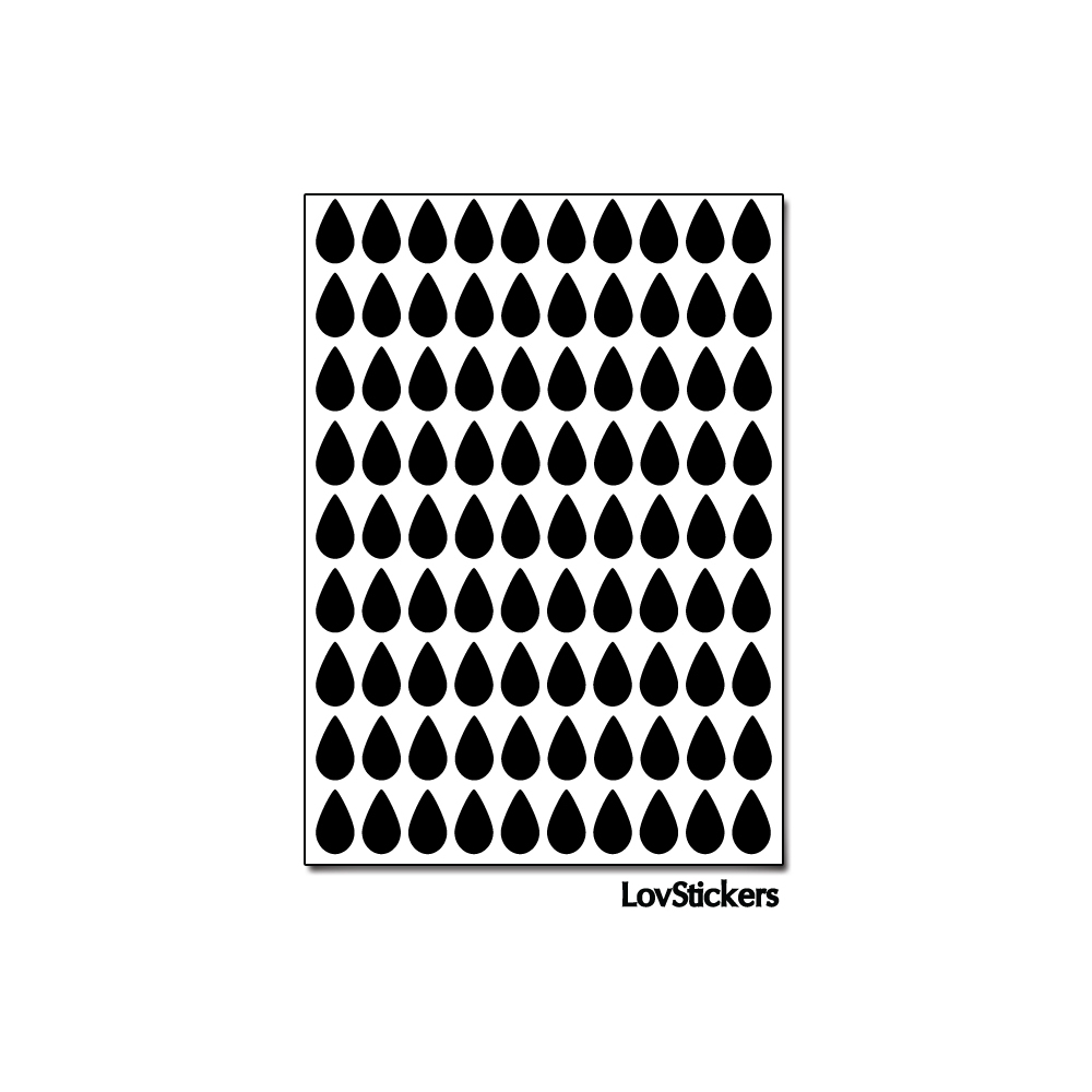 720 Stickers Goutte d'eau 1cm - Décoration Gommette Loisirs - Vinyle Repositionnable 720 Stickers Goutte d'eau 1cm - Décoration Gommette Loisirs - Vinyle Repositionnable