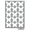 120 Stickers Papillon 2cm - Décoration Gommette Loisirs - Vinyle Repositionnable