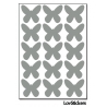 120 Stickers Papillon 2cm - Décoration Gommette Loisirs - Vinyle Repositionnable