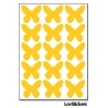 120 Stickers Papillon 2cm - Décoration Gommette Loisirs - Vinyle Repositionnable