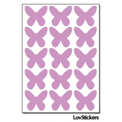 120 Stickers Papillon 2cm - Décoration Gommette Loisirs - Vinyle Repositionnable