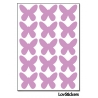 120 Stickers Papillon 2cm - Décoration Gommette Loisirs - Vinyle Repositionnable