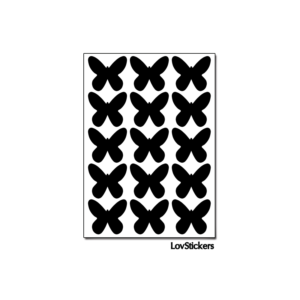 120 Stickers Papillon 2cm - Décoration Gommette Loisirs - Vinyle Repositionnable 120 Stickers Papillon 2cm - Décoration Gommette Loisirs - Vinyle Repositionnable