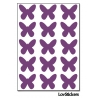 120 Stickers Papillon 1,8cm - Décoration Gommette Loisirs - Vinyle Repositionnable