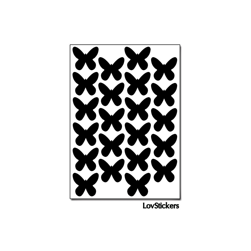 176 Stickers Papillon 1,6cm - Décoration Gommette Loisirs - Vinyle Repositionnable 176 Stickers Papillon 1,6cm - Décoration Gommette Loisirs - Vinyle Repositionnable