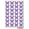 224 Stickers Papillon 1,4cm - Décoration Gommette Loisirs - Vinyle Repositionnable