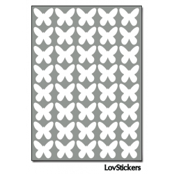 320 Stickers Papillon 1,2cm - Décoration Gommette Loisirs - Vinyle Repositionnable