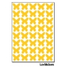 320 Stickers Papillon 1,2cm - Décoration Gommette Loisirs - Vinyle Repositionnable