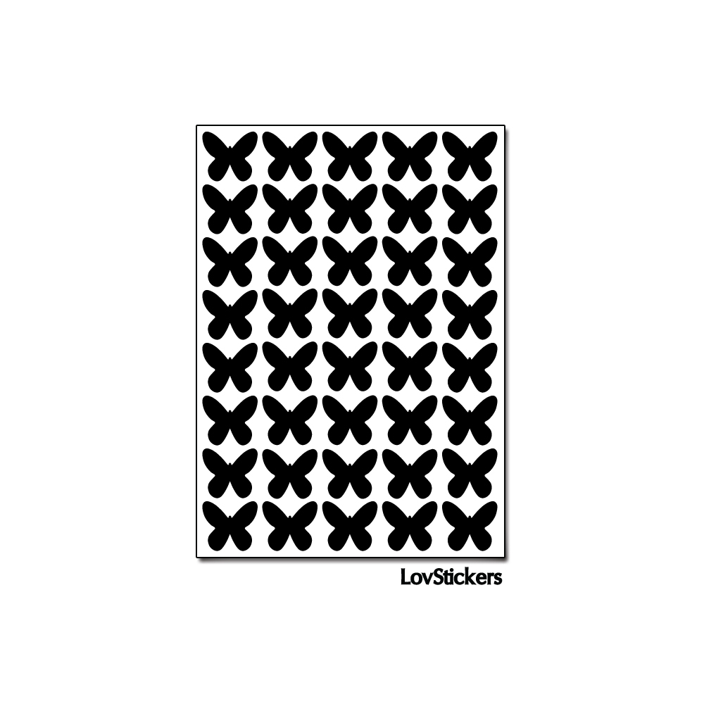 320 Stickers Papillon 1,2cm - Décoration Gommette Loisirs - Vinyle Repositionnable 320 Stickers Papillon 1,2cm - Décoration Gommette Loisirs - Vinyle Repositionnable