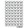 432 Stickers Papillon 1cm - Décoration Gommette Loisirs - Vinyle Repositionnable