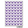 432 Stickers Papillon 1cm - Décoration Gommette Loisirs - Vinyle Repositionnable