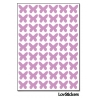 432 Stickers Papillon 1cm - Décoration Gommette Loisirs - Vinyle Repositionnable