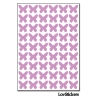 432 Stickers Papillon 1cm - Décoration Gommette Loisirs - Vinyle Repositionnable