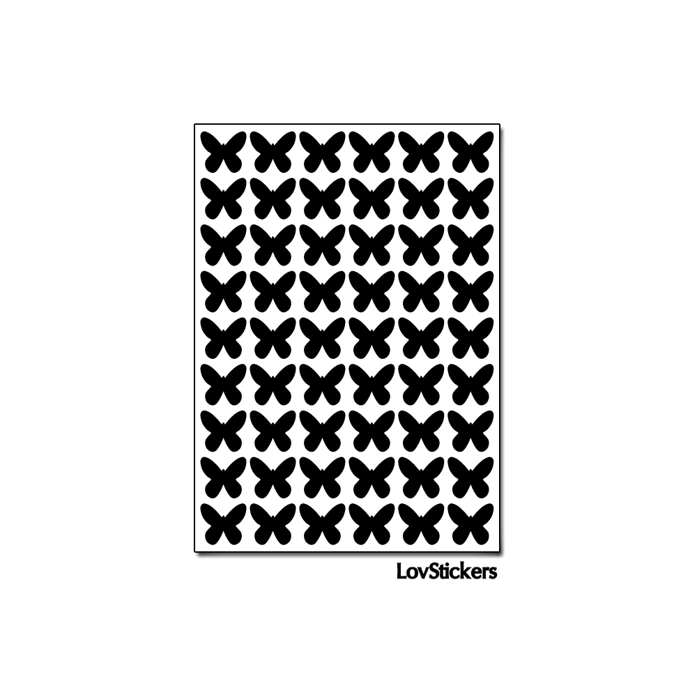 432 Stickers Papillon 1cm - Décoration Gommette Loisirs - Vinyle Repositionnable 432 Stickers Papillon 1cm - Décoration Gommette Loisirs - Vinyle Repositionnable