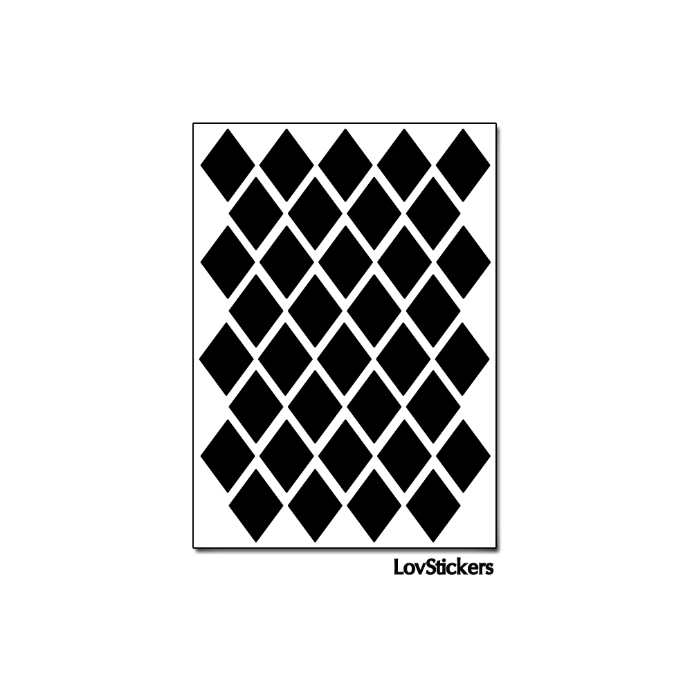 288 Stickers Losange 1,8cm - Décoration Gommette Loisirs - Vinyle Repositionnable 288 Stickers Losange 1,8cm - Décoration Gommette Loisirs - Vinyle Repositionnable