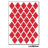 288 Stickers Losange 1,8cm - Décoration Gommette Loisirs - Vinyle Repositionnable
