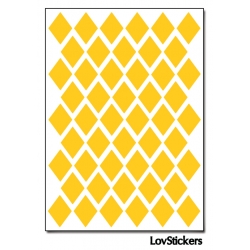 400 Stickers Losange 1,5cm - Décoration Gommette Loisirs - Vinyle Repositionnable