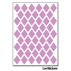 400 Stickers Losange 1,5cm - Décoration Gommette Loisirs - Vinyle Repositionnable