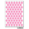 576 Stickers Losange 1,2cm - Décoration Gommette Loisirs - Vinyle Repositionnable