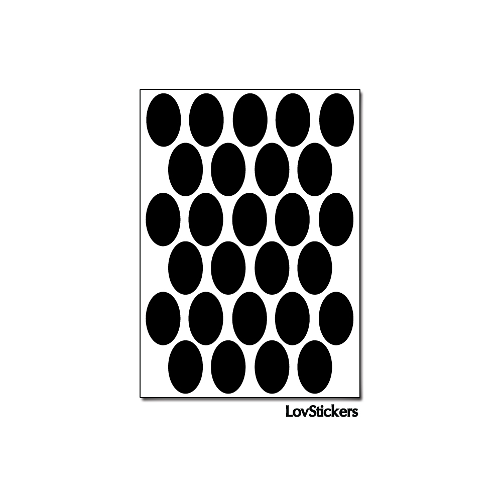 216 Stickers Ovale 1,8cm - Décoration Gommette Loisirs - Vinyle Repositionnable 216 Stickers Ovale 1,8cm - Décoration Gommette Loisirs - Vinyle Repositionnable