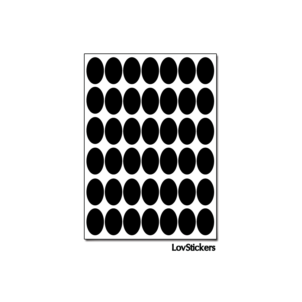 336 Stickers Ovale 1,5cm - Décoration Gommette Loisirs - Vinyle Repositionnable 336 Stickers Ovale 1,5cm - Décoration Gommette Loisirs - Vinyle Repositionnable